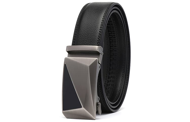 FREE RABBITⅡ Ремень с автоматической пряжкой с 3D-эффектом, деловой модный мужской ремень, черный