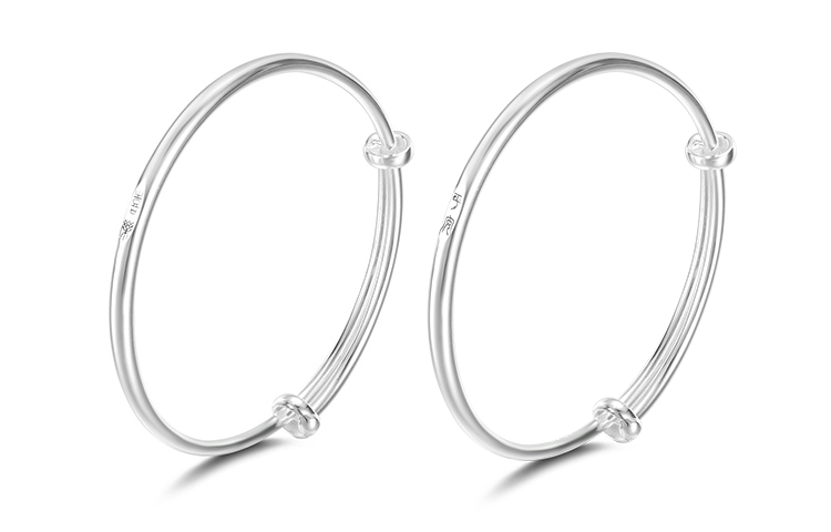 Женские изящные серебряные браслеты VIGG S 999