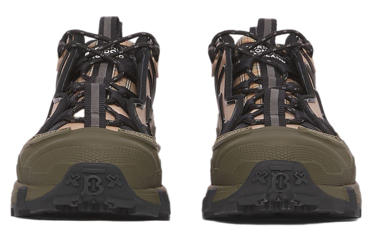 Burberry Arthur Милитари Зелёный Бежевый