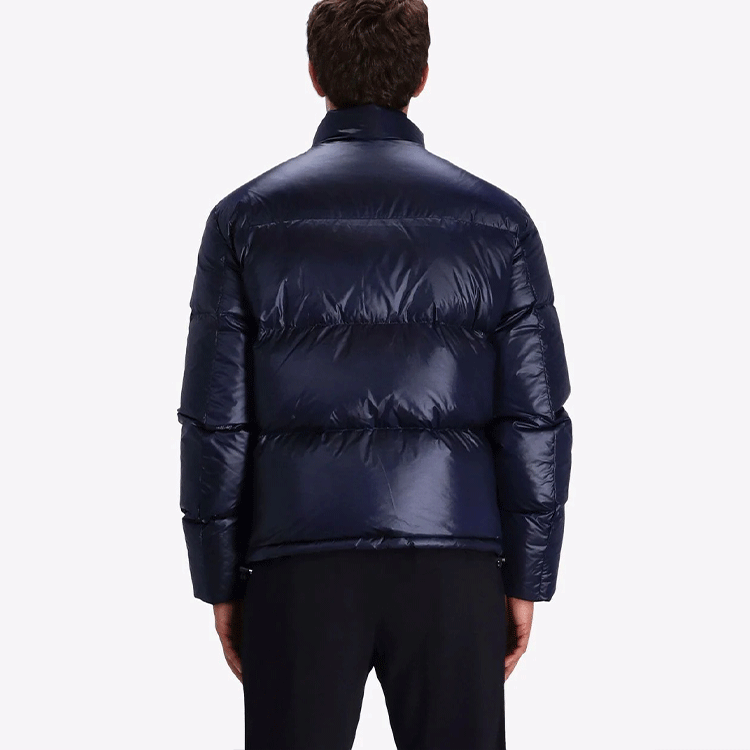 ARMANI EXCHANGE Пуховик на молнии с нашивкой-логотипом