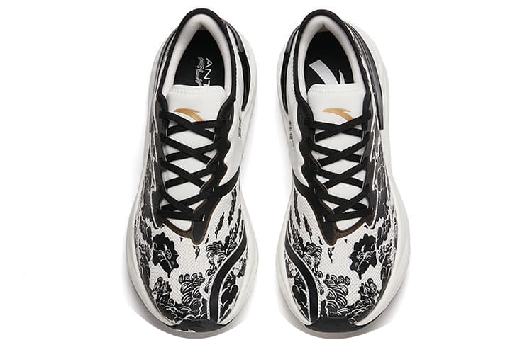 Anta Tron 2.0 Мягкие противоскользящие износостойкие дышащие легкие низкие кроссовки мужские черные, белые