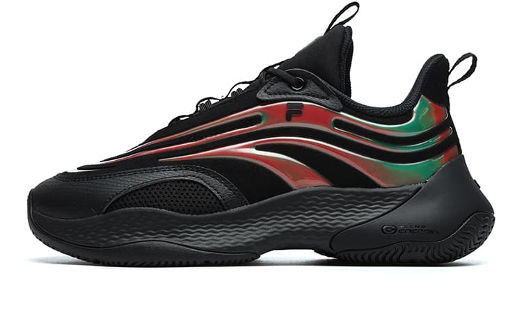 FILA FUSION Ray 2 Cushioned Wear-Resistant Coverage Low-Top Casual Shoes Women's Black