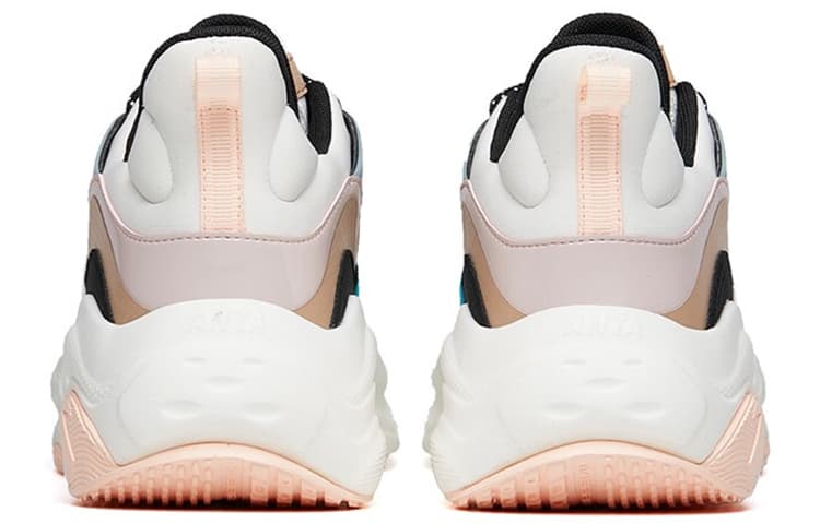 ANTA Массивные кроссовки Женские низкие кеды Серый лотос/Белый слоновой кости/Черный