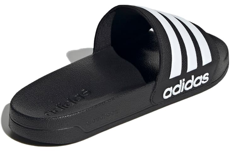 Шлепанцы для душа Adidas Adilette «Черный белый»