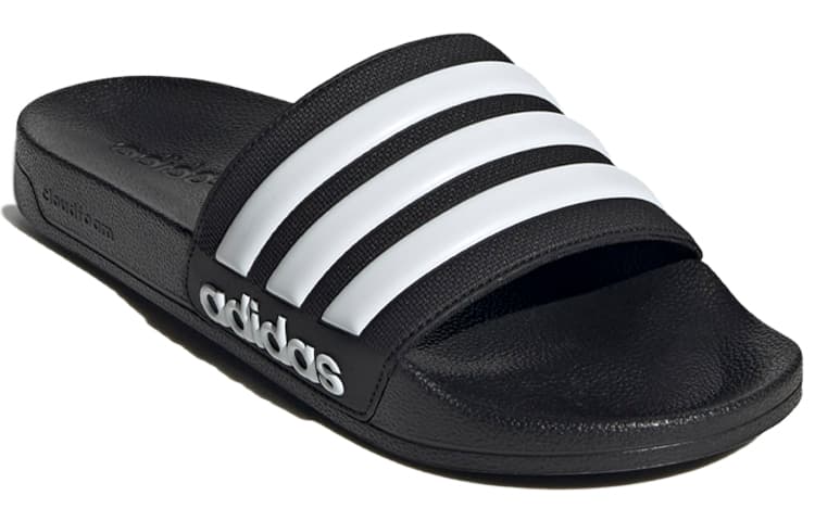Шлепанцы для душа Adidas Adilette «Черный белый»
