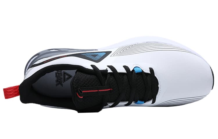 PEAK кожаные мягкие износостойкие дышащие нескользящие низкие кроссовки мужские белые черные