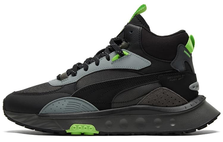 Puma Wild Rider Mid Black Dark Shadow