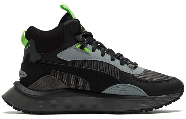 Puma Wild Rider Mid Black Dark Shadow