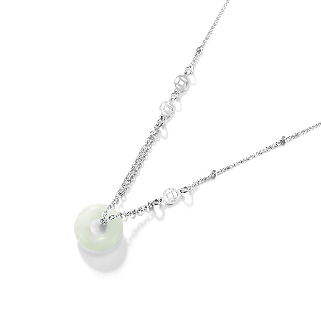 Ожерелья Clect, женские, из зеленого нефрита