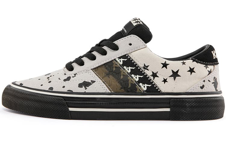 Kappa Coverage Low Top Skateboard Shoes Unisex Heron Feather White