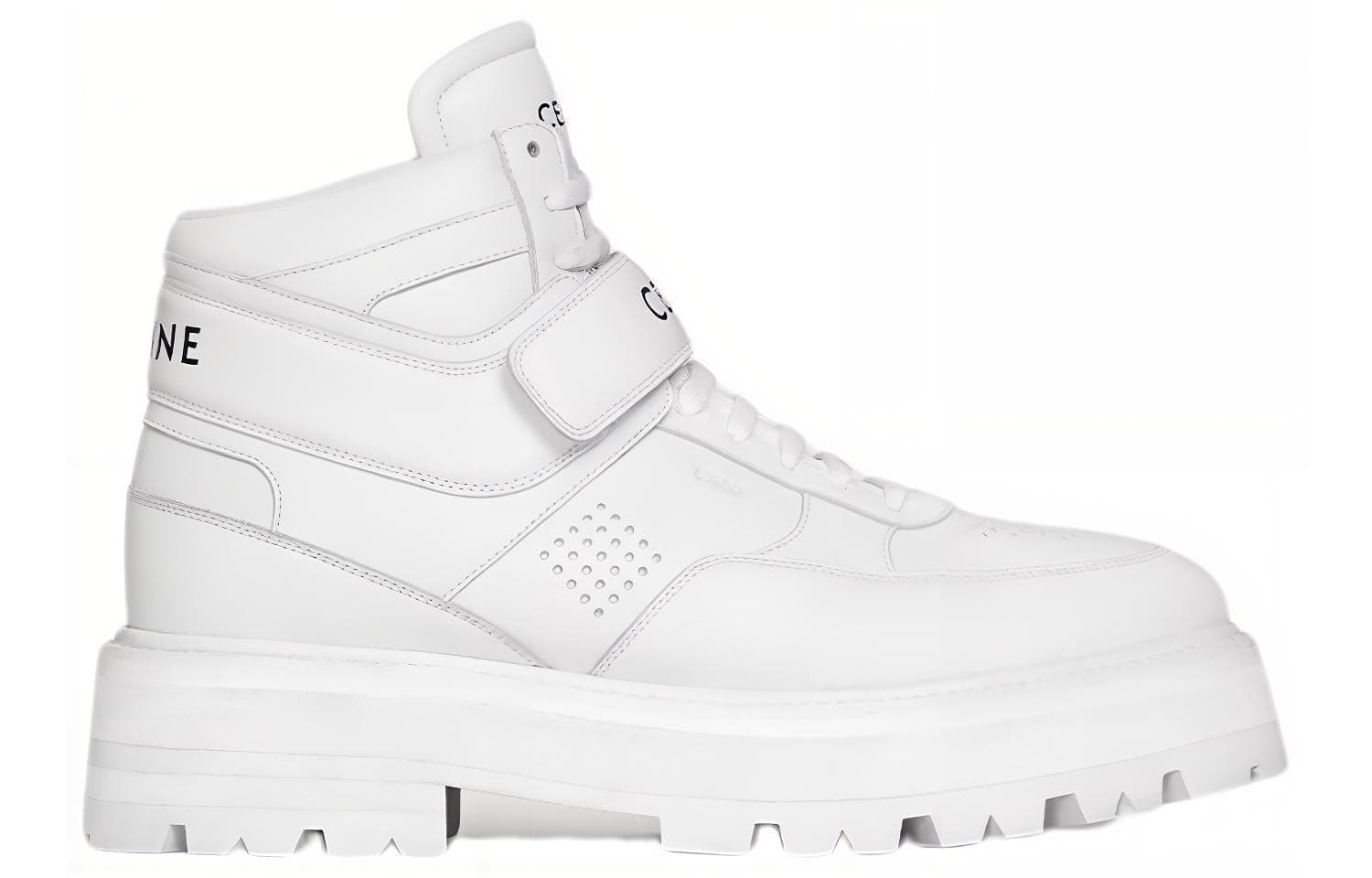 CELINE Высокие стильные туфли для скейтбординга, мужские, белые