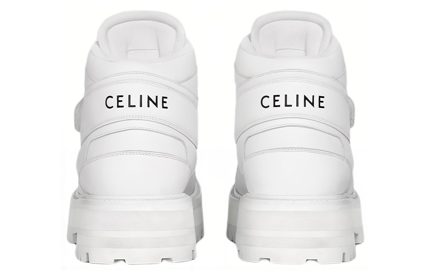 CELINE Высокие стильные туфли для скейтбординга, мужские, белые