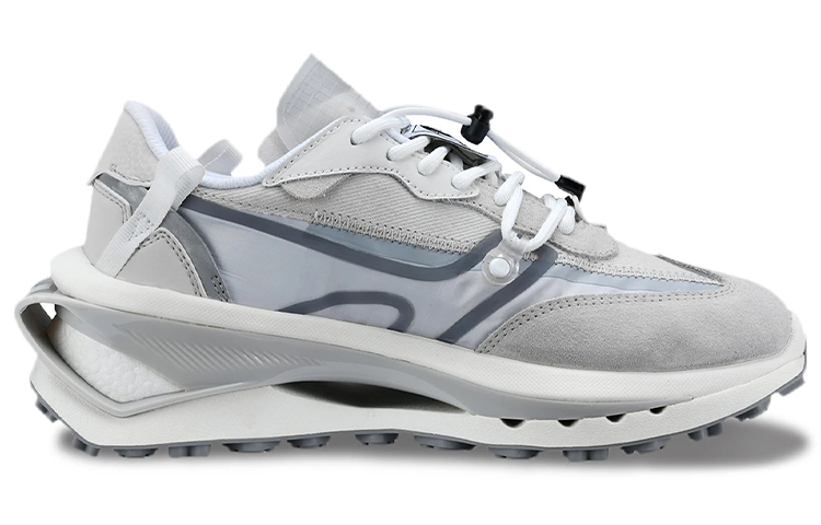 Противоскользящая износостойкая дышащая легкая спортивная повседневная обувь с низким берцем на подкладке, женская антарктически-серая обувь