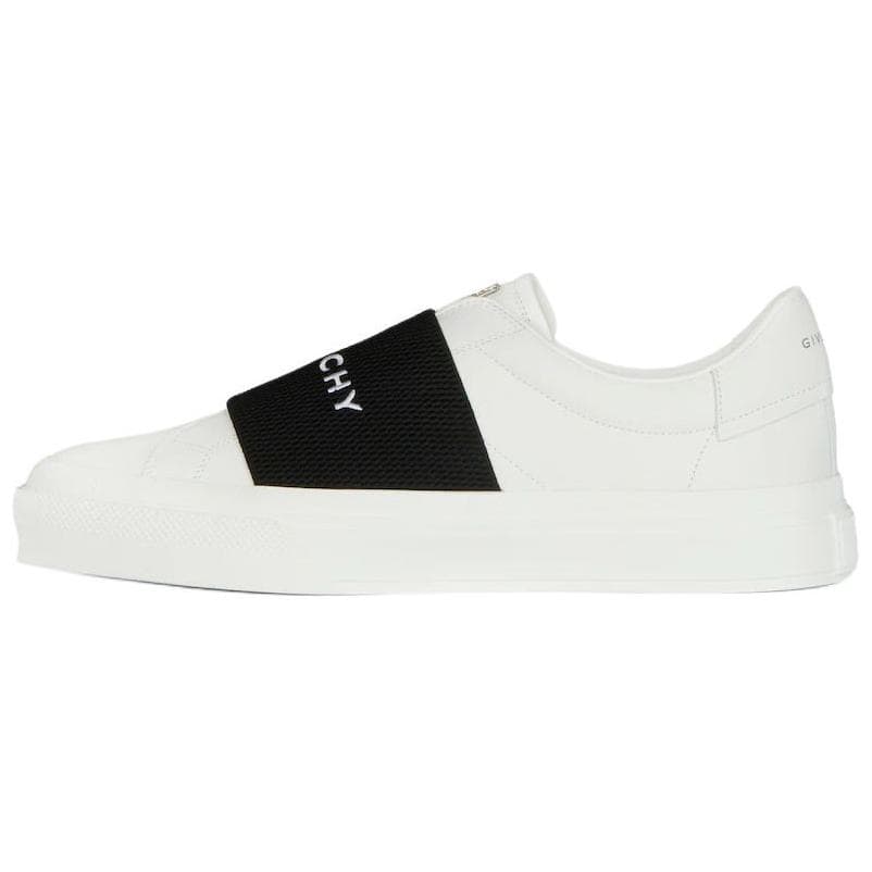 Givenchy City Sport Sneaker White Black Logo Strap