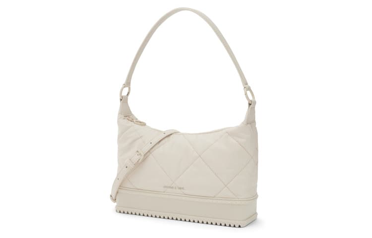 CHARLES&KEITH Тканевая сумка через плечо, женская сумка через плечо, желтая