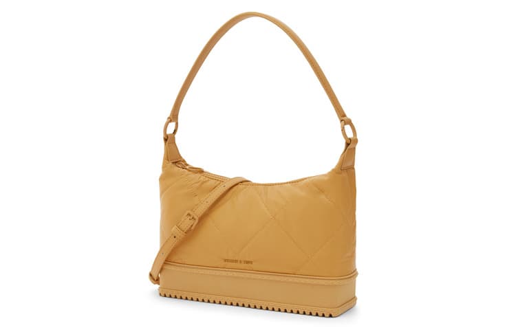 CHARLES&KEITH Тканевая сумка через плечо, женская сумка через плечо, желтая