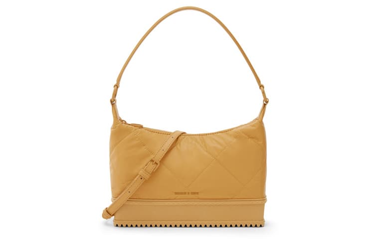 CHARLES&KEITH Тканевая сумка через плечо, женская сумка через плечо, желтая