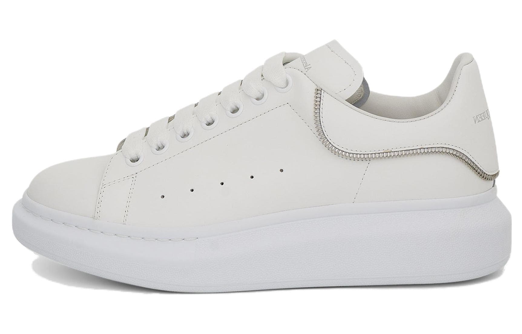 Alexander McQueen Oversized Low Top Sneakers 'Beige White'