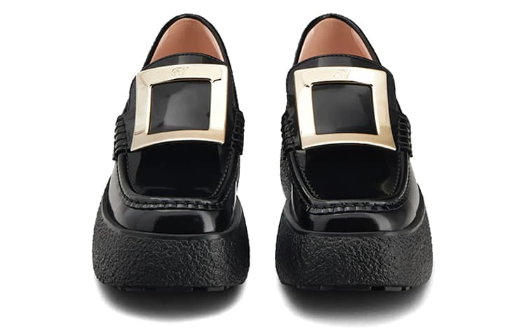 Roger Vivier Viv' Rangers Женские лоферы черные