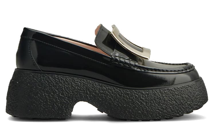 Roger Vivier Viv' Rangers Женские лоферы черные