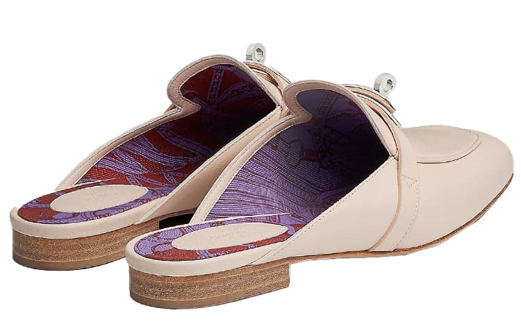 HERMES Oz Тапочки с закрытым носком женские розовые