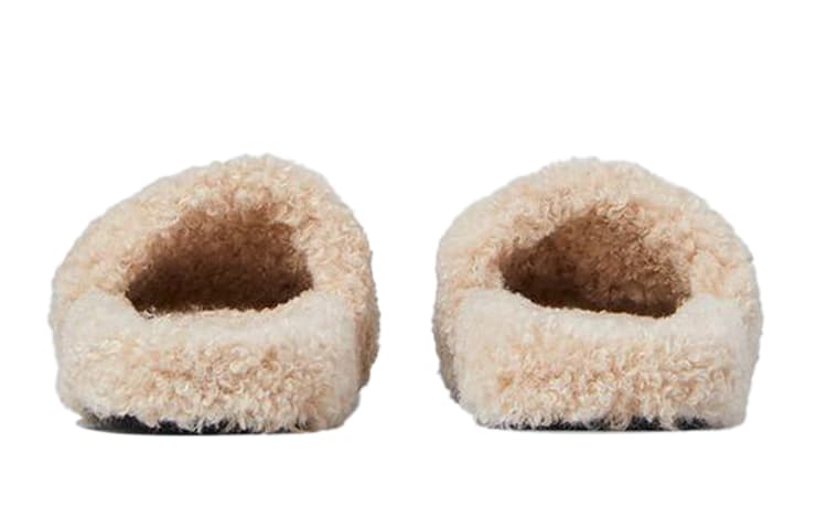 Balenciaga Furry Home Тапочки Бежевые