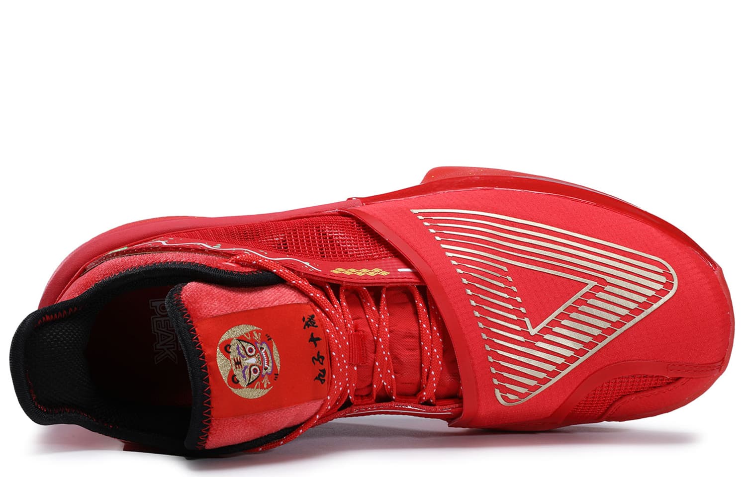 PEAK State Extremely Large Triangle 1.0 Мужские баскетбольные кроссовки средней высоты красные