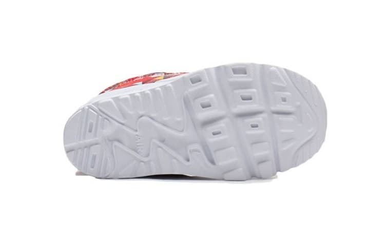 Nike Air Max Tiny 90 CNY Противоскользящие амортизаторы Низкие кроссовки Красный Черный Для младенцев и малышей