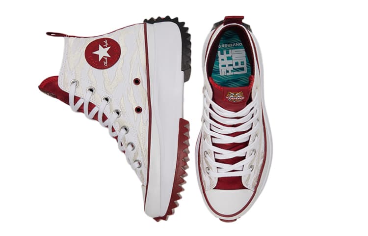 Converse Run Star Hike High, цвет «Китайский Новый год, белый университетский красный»
