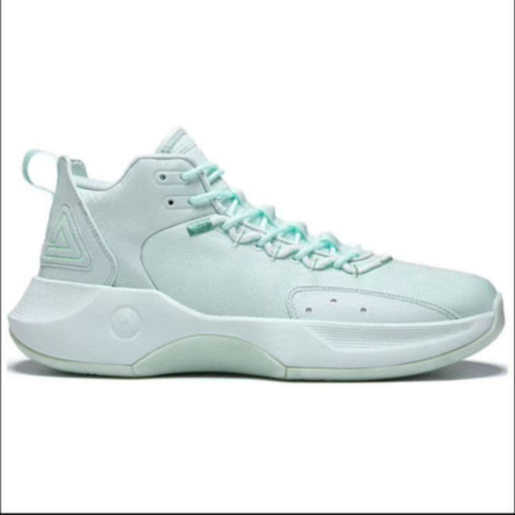 PEAK Nomadic амортизирующие противоскользящие и износостойкие баскетбольные кроссовки со средним верхом мужские гуашь зеленые