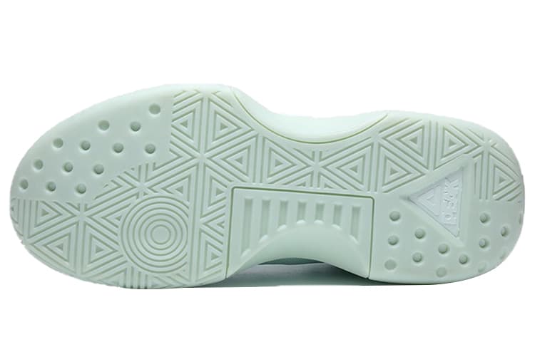 PEAK Nomadic амортизирующие противоскользящие и износостойкие баскетбольные кроссовки со средним верхом мужские гуашь зеленые