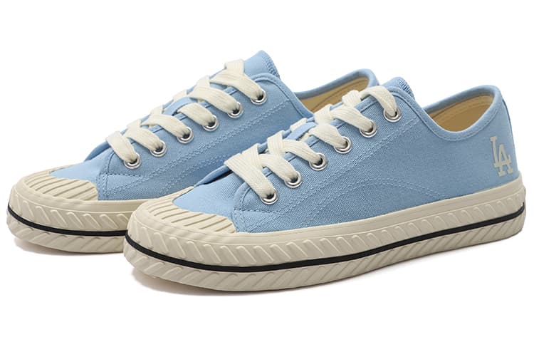 MLB Playball Origin Прочные дышащие легкие парусиновые туфли с низким берцем Унисекс Голубые