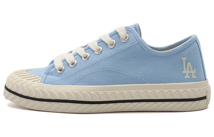 MLB Playball Origin Durable Breathable Lightweight Low-Top Canvas Shoes Unisex Light Blue
