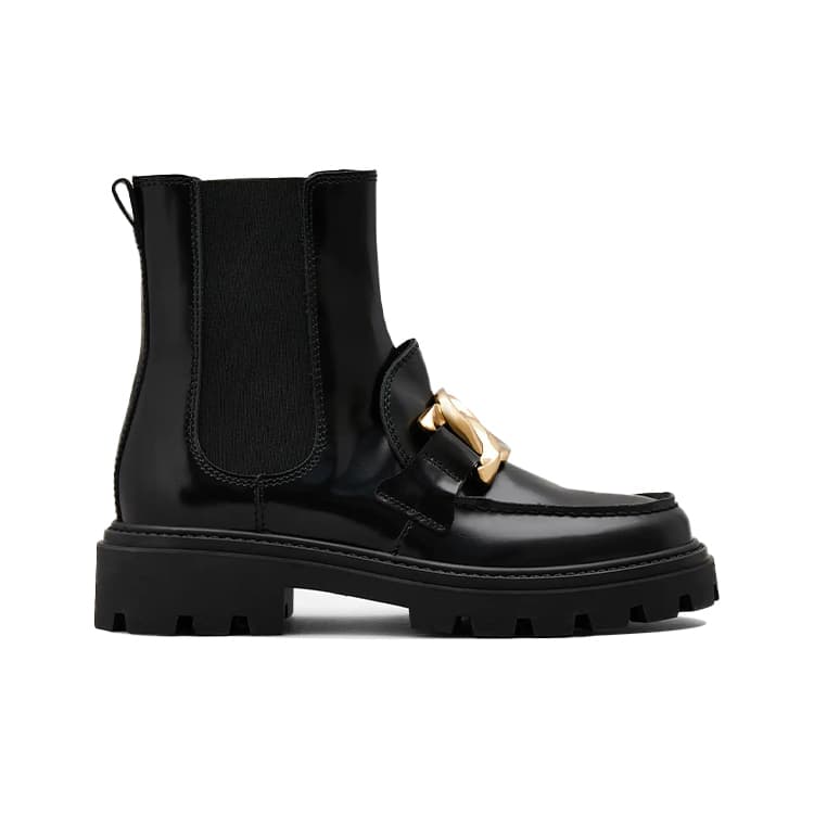 Женские массивные ботинки с логотипом TOD'S