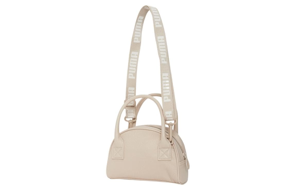 Сумка из ткани + искусственной кожи PUMA, сумка через плечо, сумка через плечо, обычная женская бежевая