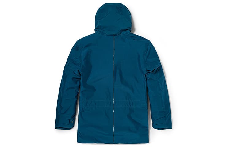 Куртка-пуховик Timberland мужская среднего синего цвета