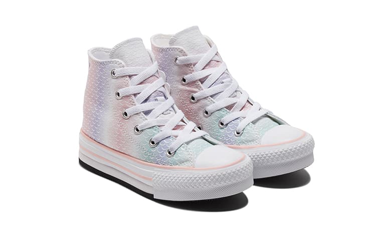 Высокие кроссовки Converse Chuck Taylor All Star Lift Platform PS, чешуя русалки