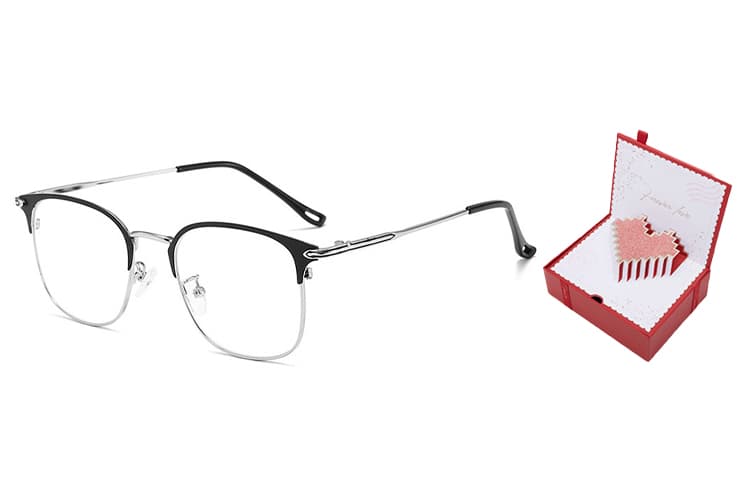 AAJF Металл Круглый Синий Свет Блокирующий Стекло Унисекс