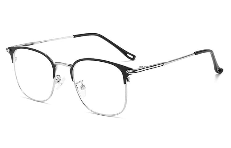 AAJF Металл Круглый Синий Свет Блокирующий Стекло Унисекс