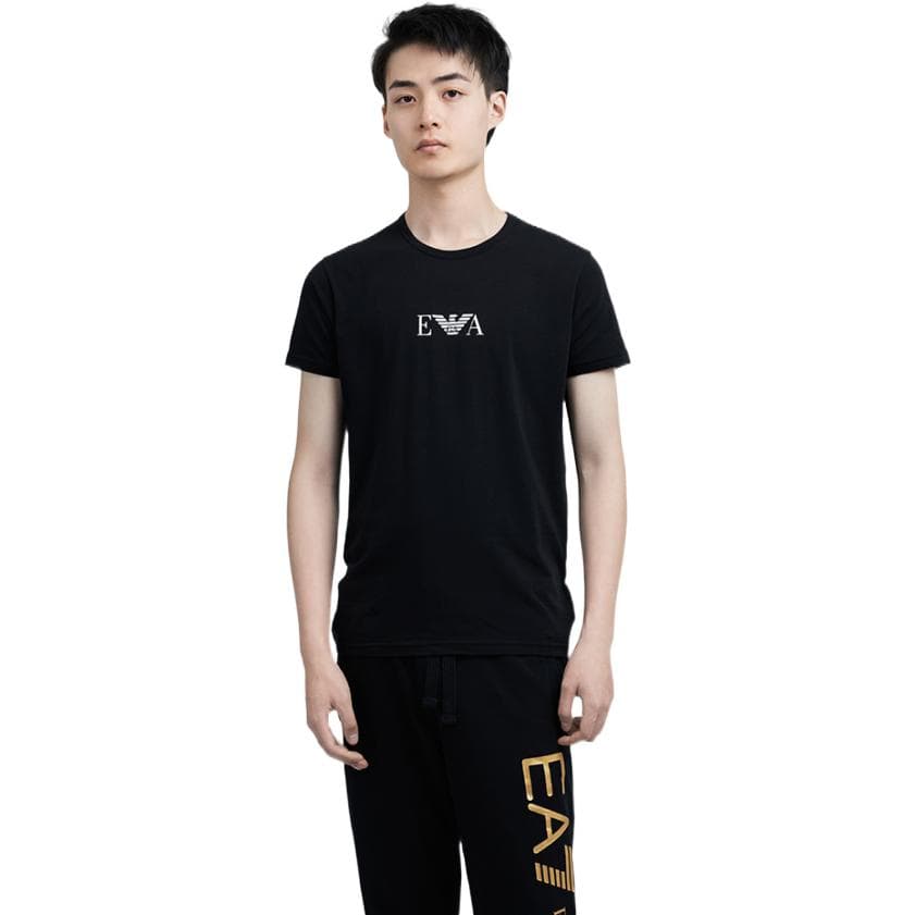 Мужская футболка EMPORIO ARMANI, 2 шт., черная