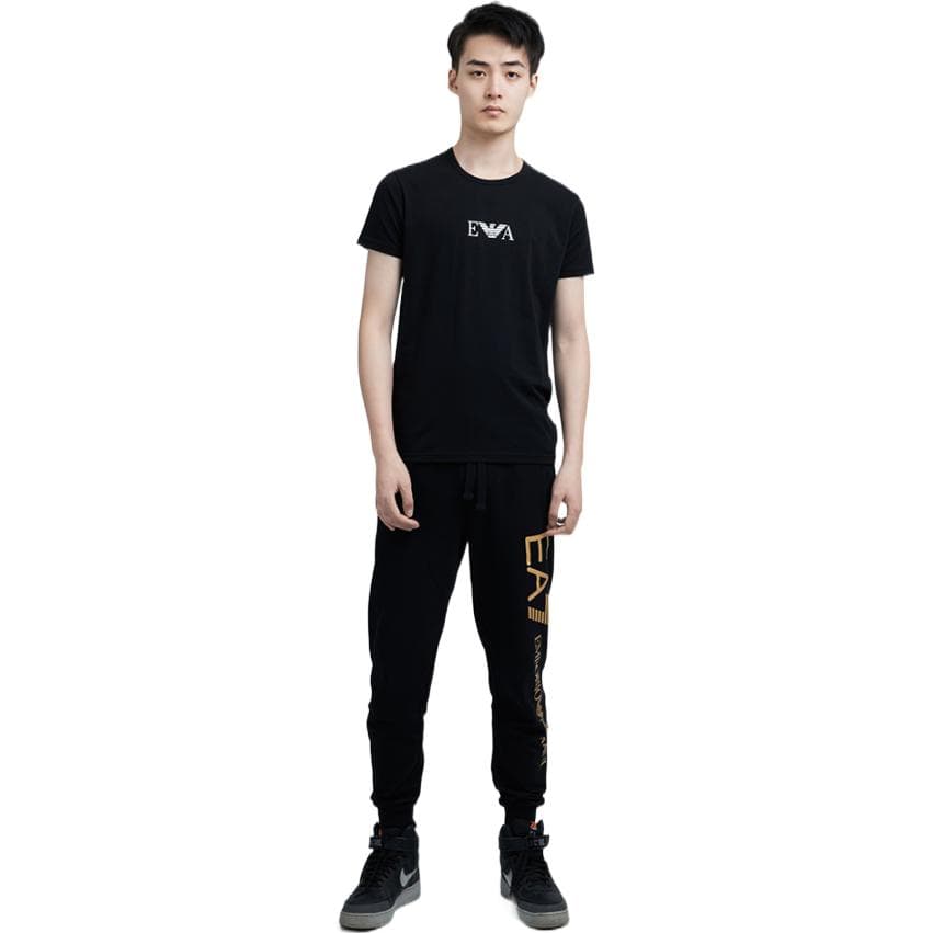 Мужская футболка EMPORIO ARMANI, 2 шт., черная