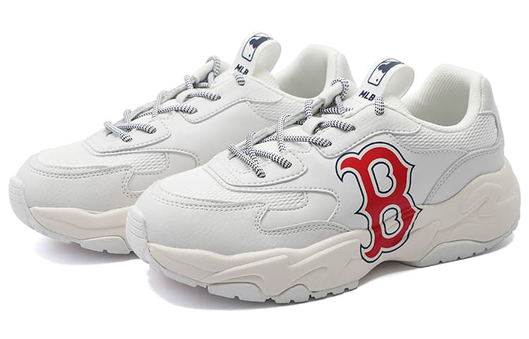 MLB Big Ball Chunky Boston Red Sox Износостойкие легкие кроссовки на массивной подошве, увеличивающие рост, унисекс, красные