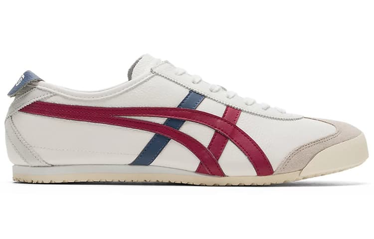 Слипоны Onitsuka Tiger Mexico 66, цвет «Бело-лиловый синий»