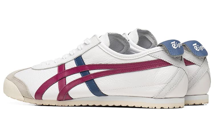Слипоны Onitsuka Tiger Mexico 66, цвет «Бело-лиловый синий»