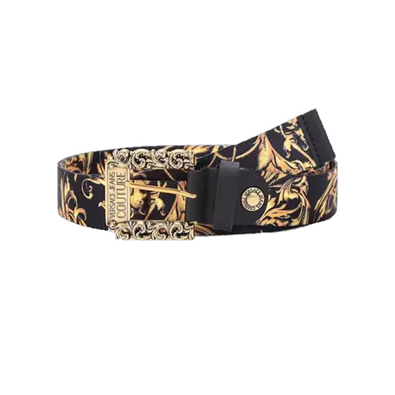 VERSACE JEANS COUTURE Ремни из парусиновой кожи, разноцветные, унисекс, ширина 3,5 см