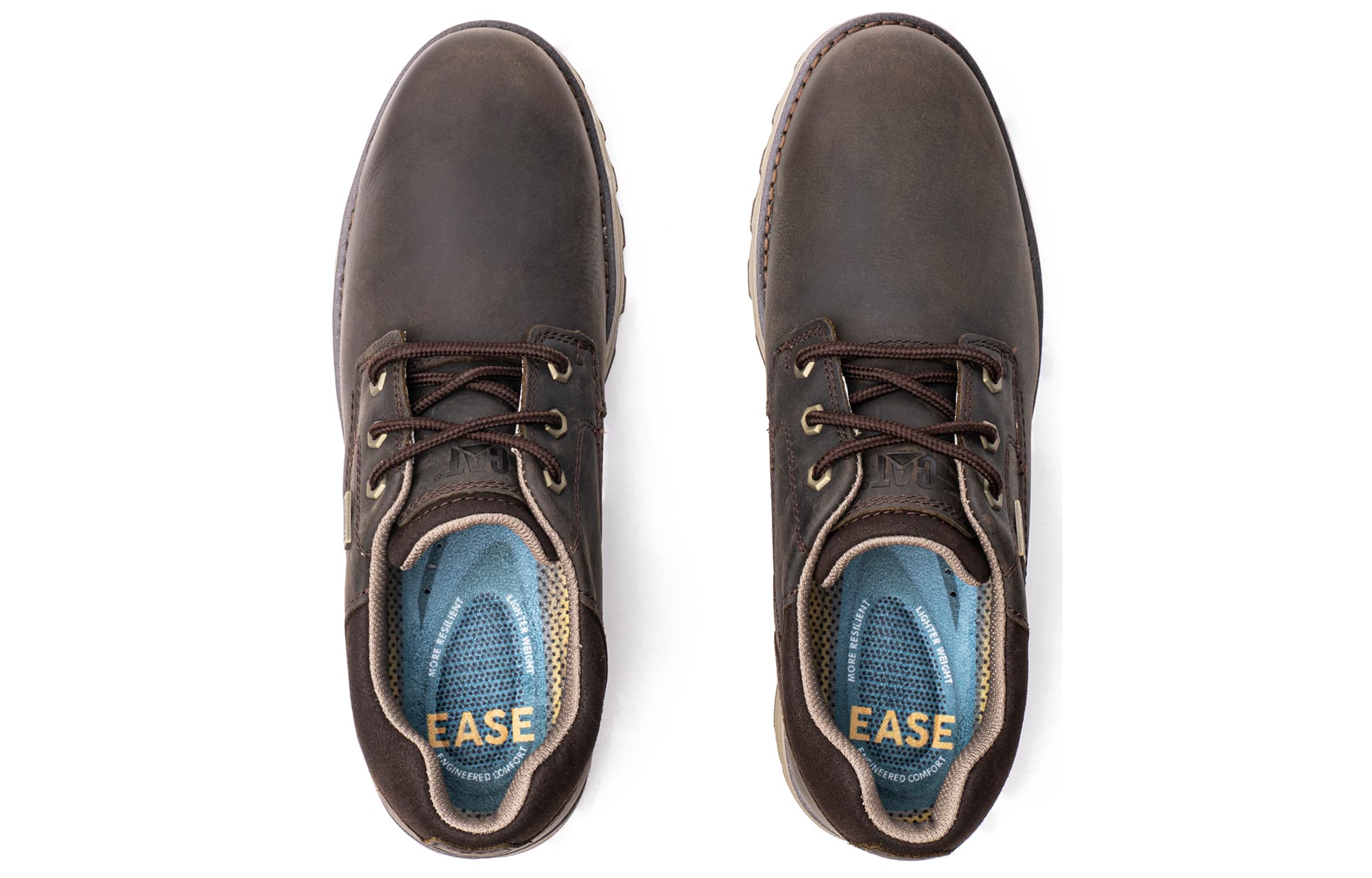 Мужская повседневная обувь CAT Мужская низкая обувь Темно-кофейный цвет