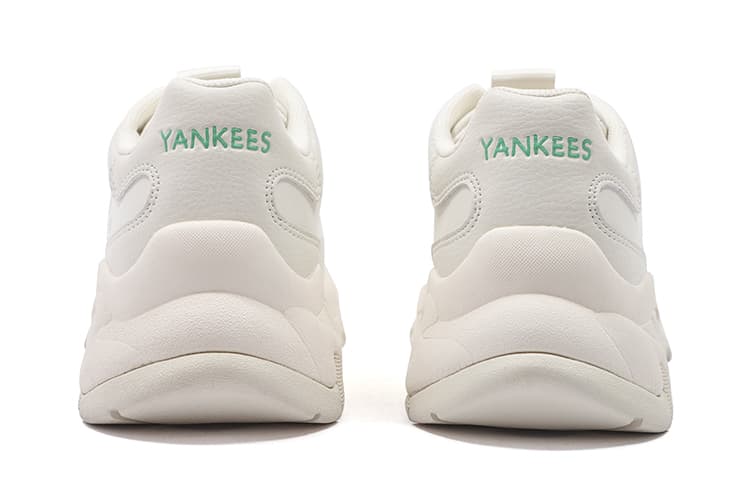 MLB Big Ball Chunky Planet Амортизирующие противоскользящие и износостойкие низкие кроссовки на массивной подошве унисекс Белый Зеленый