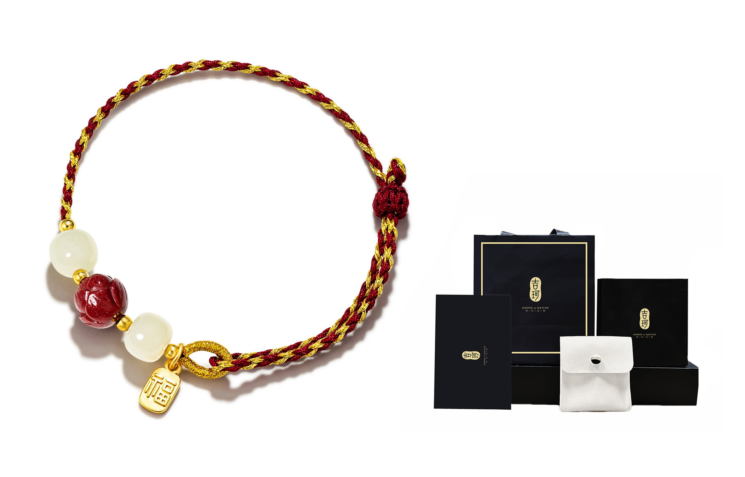 Браслеты Jodie&Kevin с цветной глазурью унисекс