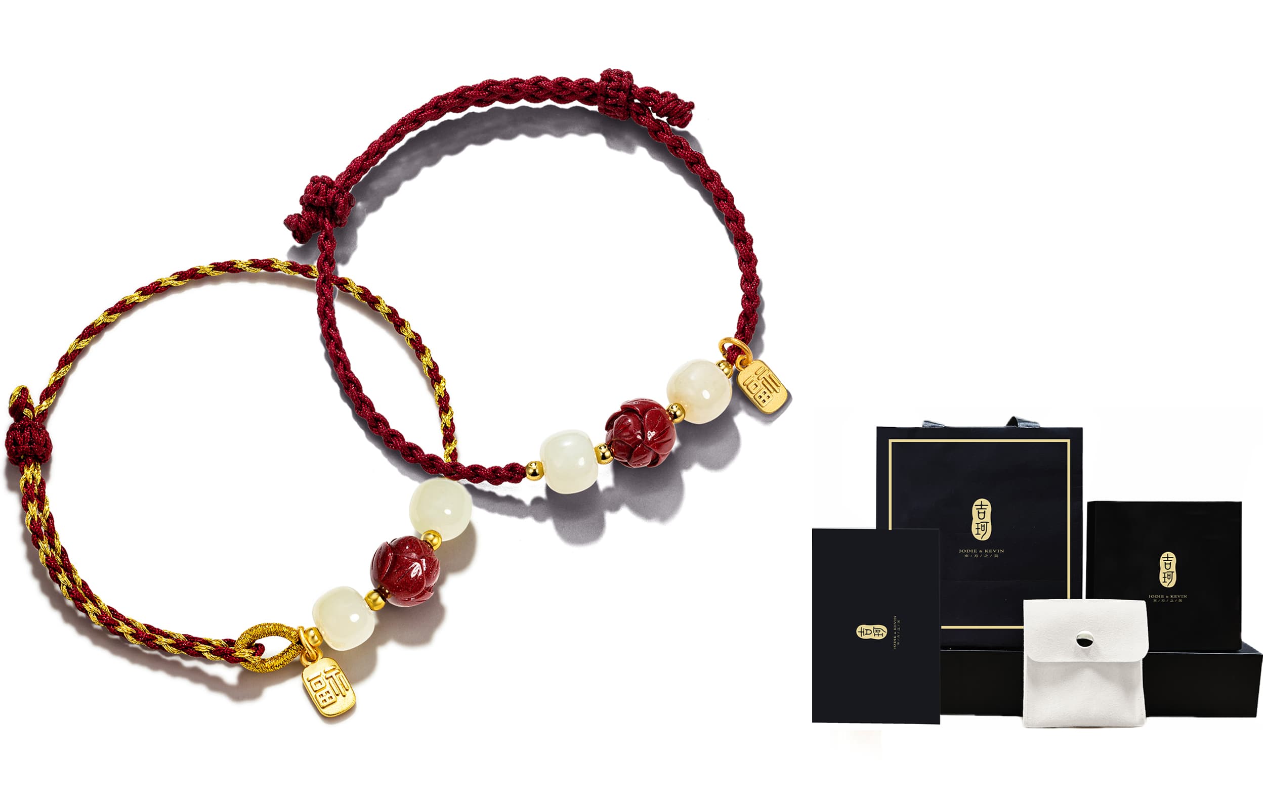 Браслеты Jodie&Kevin с цветной глазурью унисекс