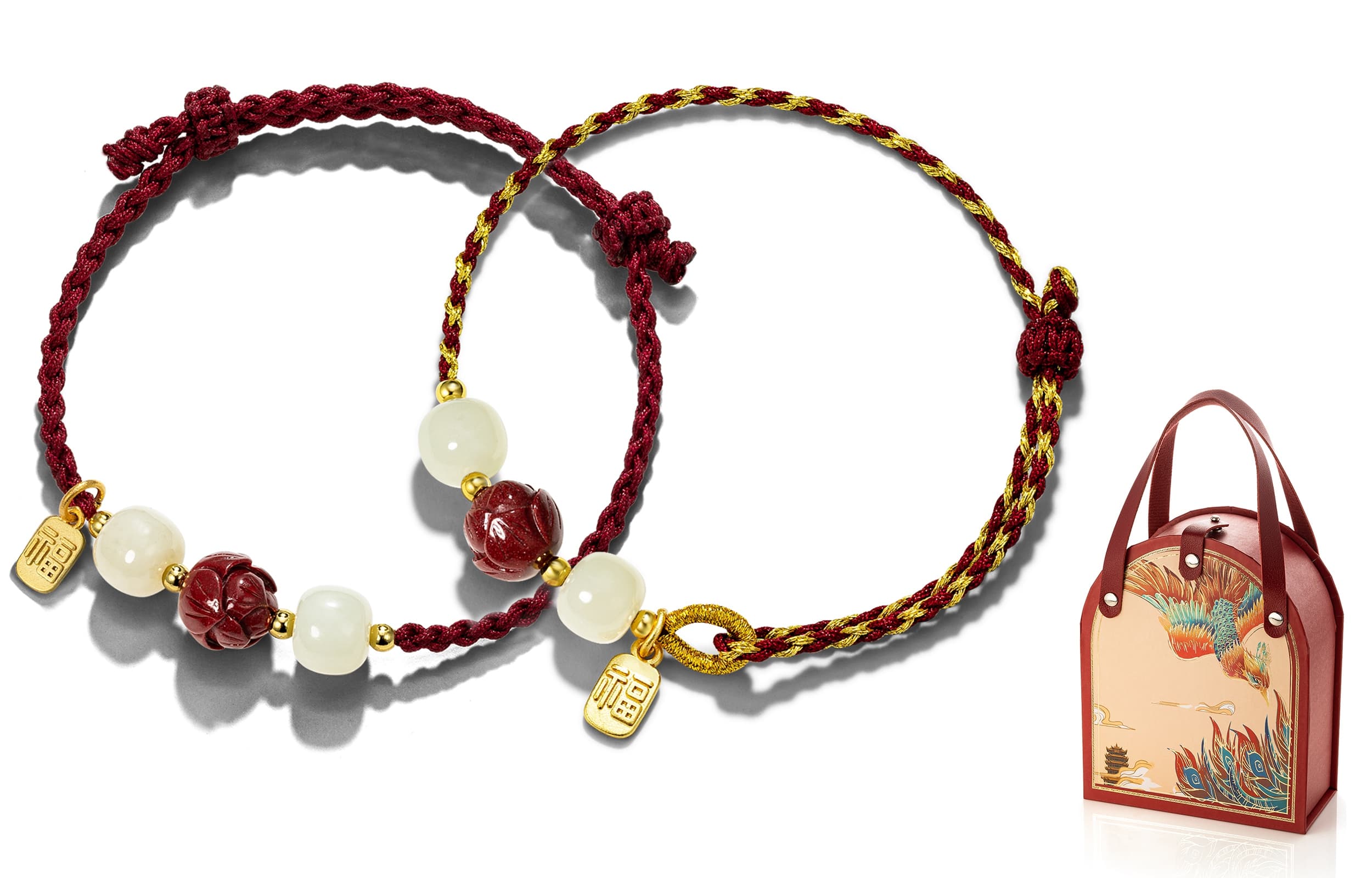 Браслеты Jodie&Kevin с цветной глазурью унисекс